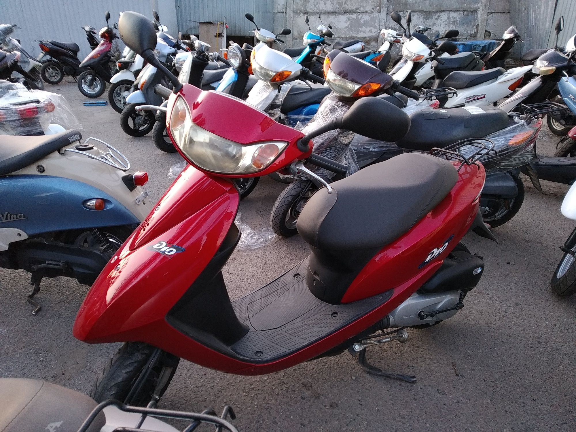 Скутер HONDA Dio 17 мопед с контейнера мотороллер мото