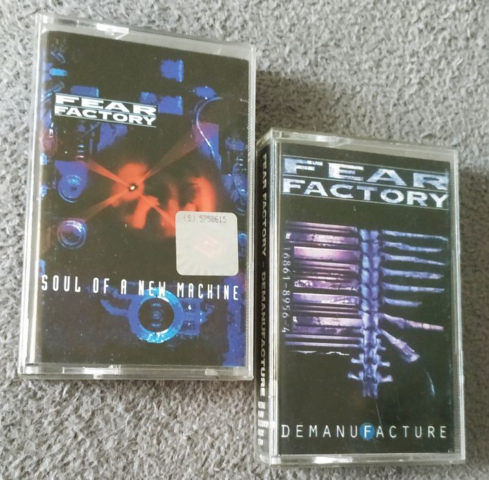 Fear Factory. Soul of a new Machine. Demanufacture. Kasety audio.