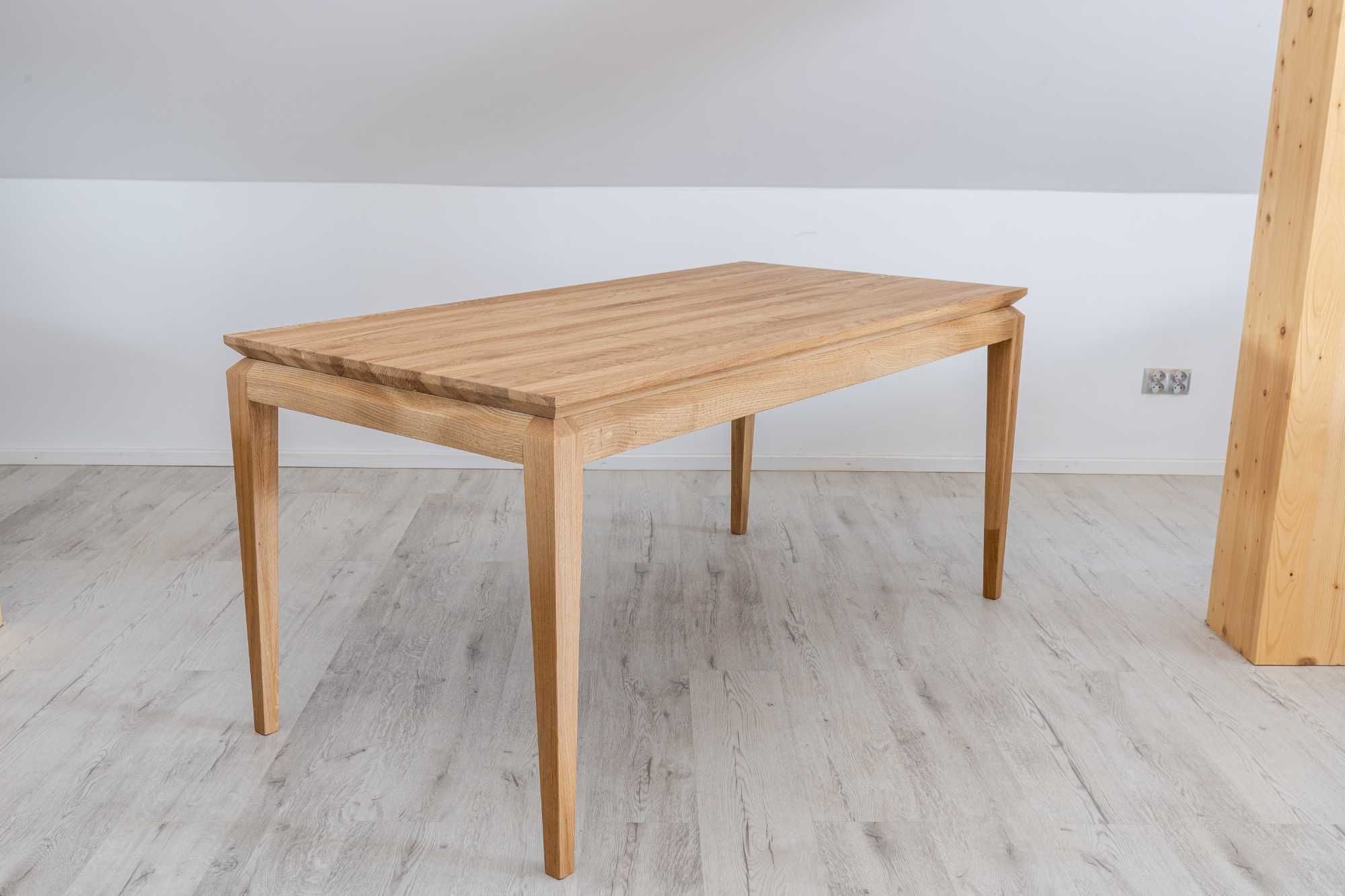 Stół Lity drewniany,rozkładany 160x80+50