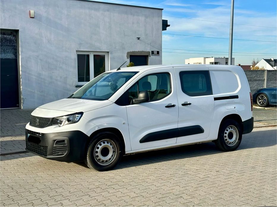 Peugeot Partner Długi, Brygadówka, Przesuwna Ściana, Nawigacja, 2x Kluczyki, Książki