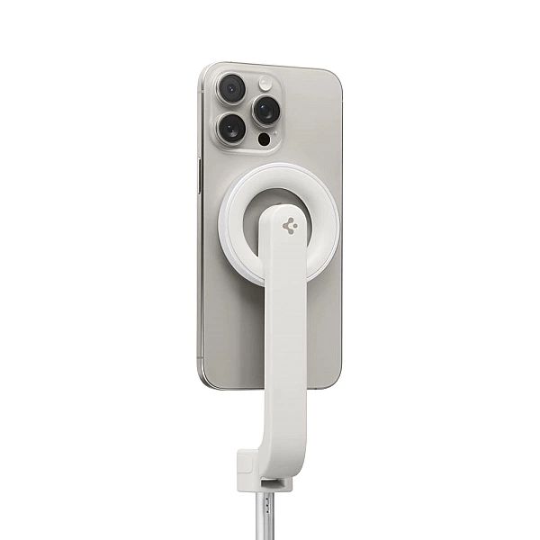 Selfie stick Spigen S571W MagSafe Bluetooth z tripodem - beżowy