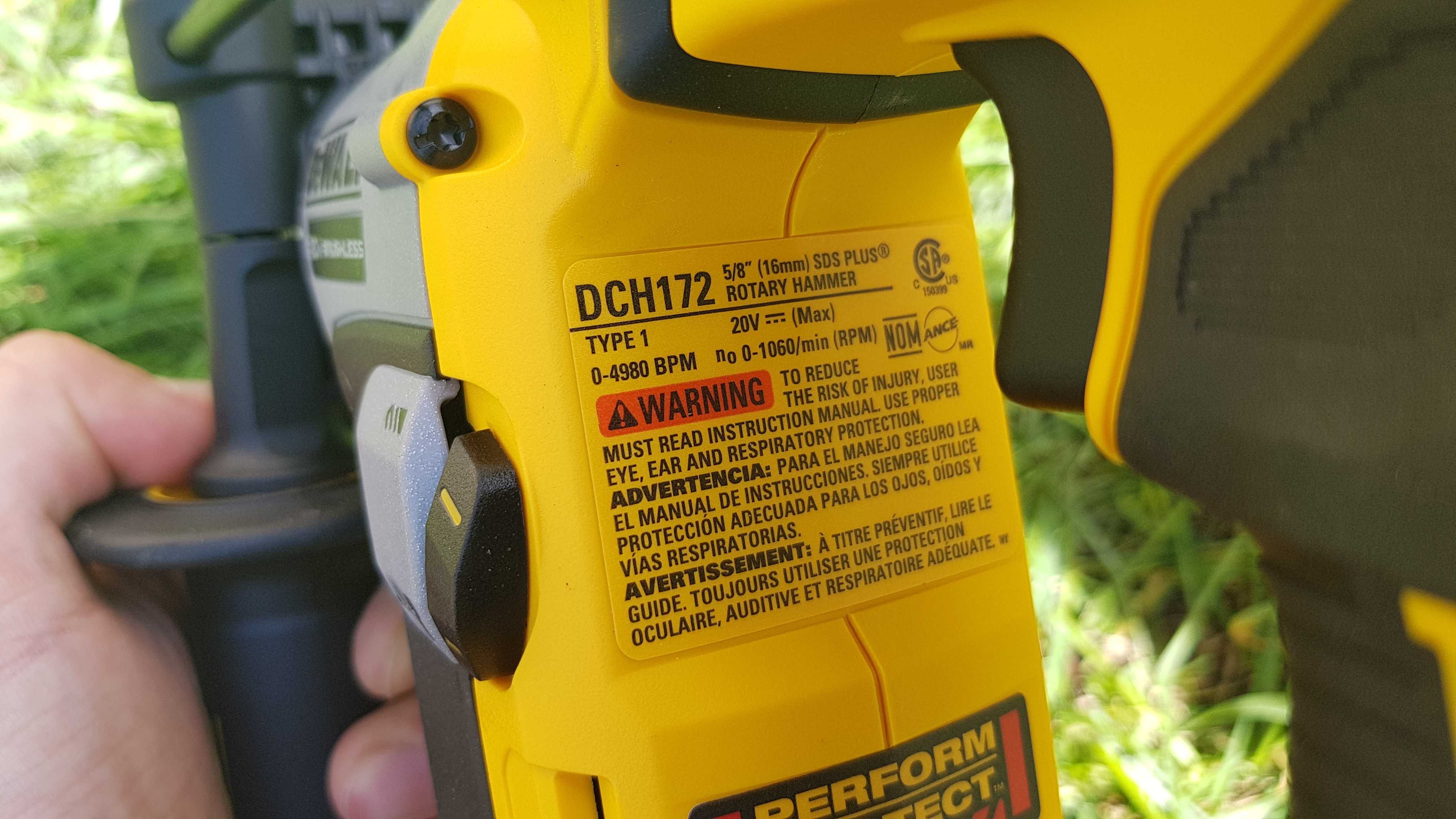 Перфоратор DeWALT DCH172 20V Бесщеточный аккумуляторный