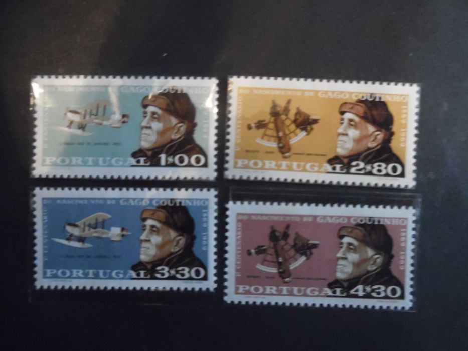 Selos Portugal 1969- Gago Coutinho Completo em NOVOS