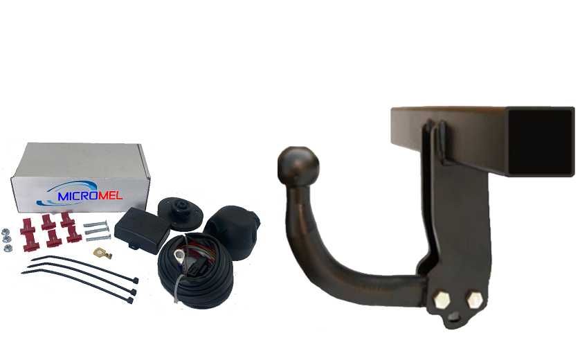 HAK HOLOWNICZY + Moduł 7P do BMW F01 od 2008 do 2014 Seria 7 P