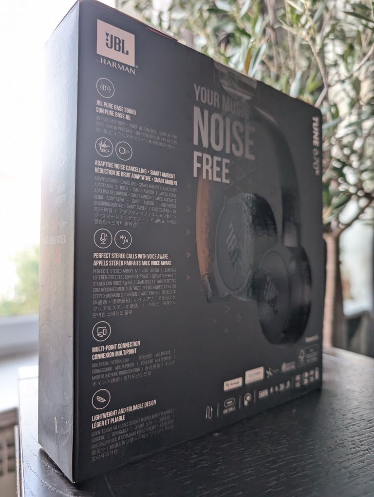 Nowe słuchawki bezprzewodowe JBL Tune 670NC z ANC, Bluetooth
