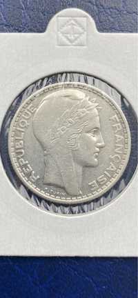 10 та 20 срібних Французьких франків в колекційному стані.