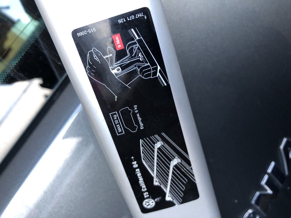 Belki dachowe Vw California