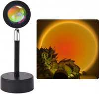 Проекційна лампа Sunset Lamp з ефектом заходу/сходу сонця