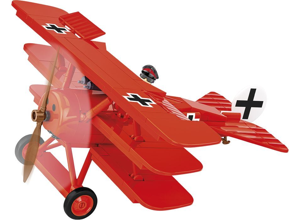 Klocki Cobi 2996 Samolot Fokker Dr.1 Czerwony Baron Hc Gw 221 El.