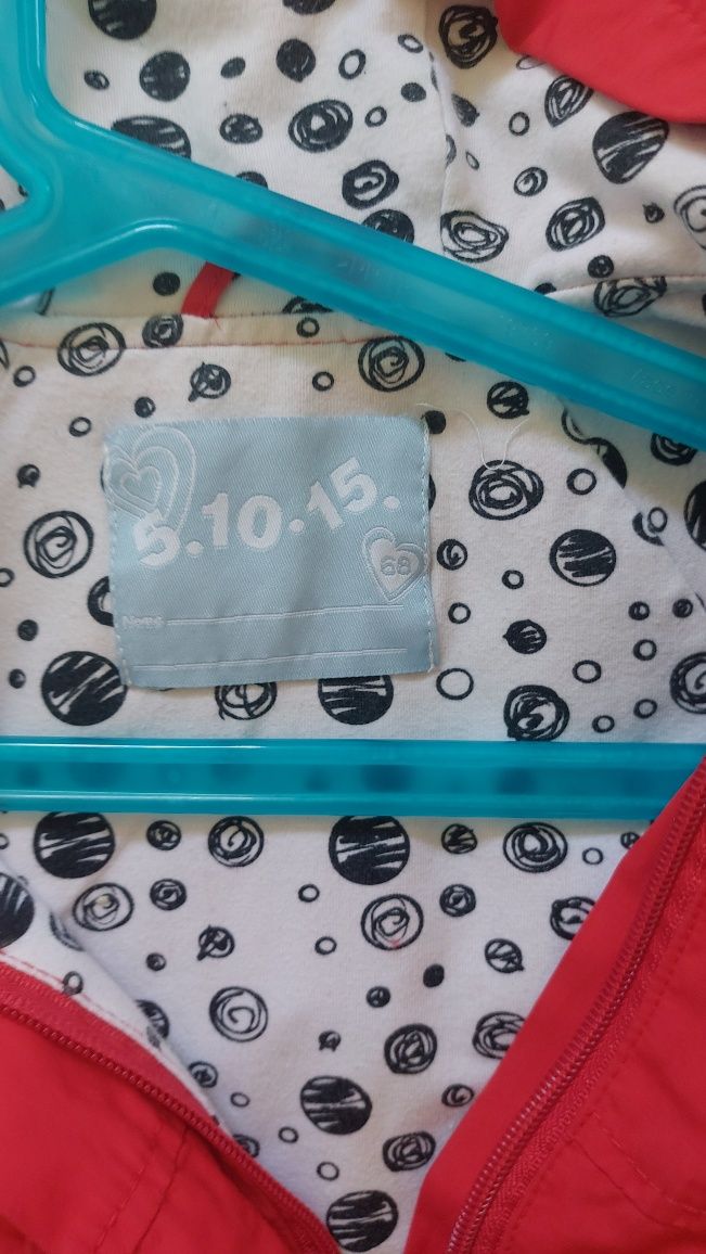 Płaszczyk parka 5 10 15. Rozm 68