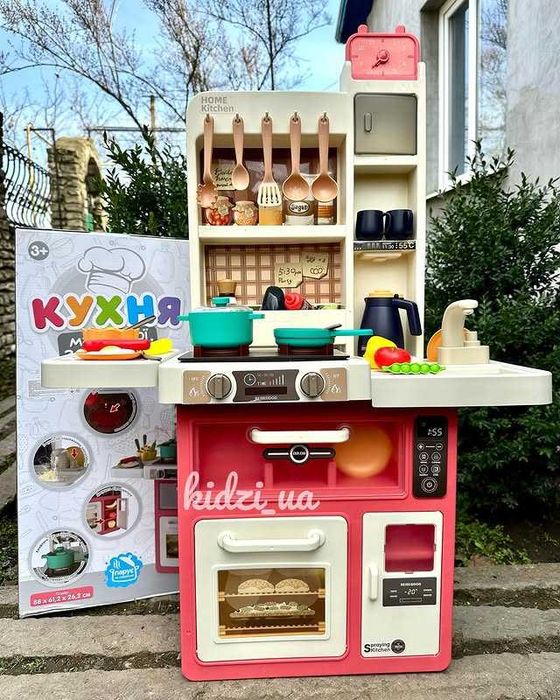 ‼️ХІТ Ціна‼️ Кухня дитяча 42 - 104 предм / звук готування / підсвітка