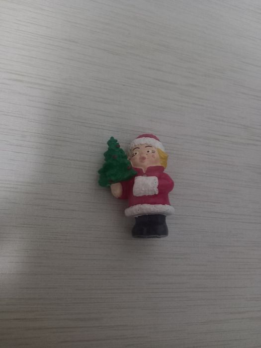 Boneco de pvc maia borges coleção de natal