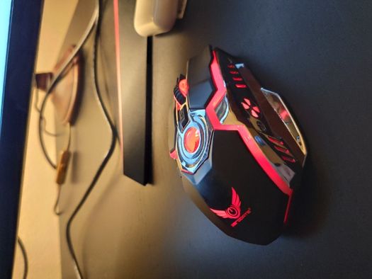 ZERODATE T30 --- Rato Rgb a Bateria