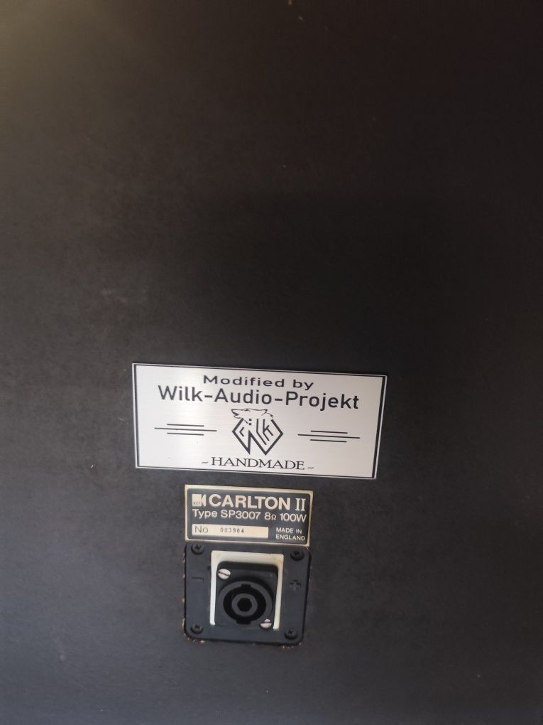 Kolumny Kef Carlton 2 modyfikacja Wilk