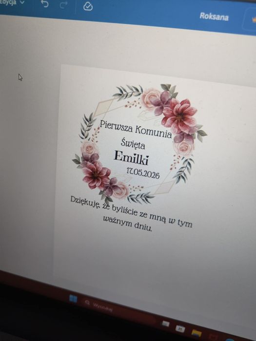 Podziękowania dla gości