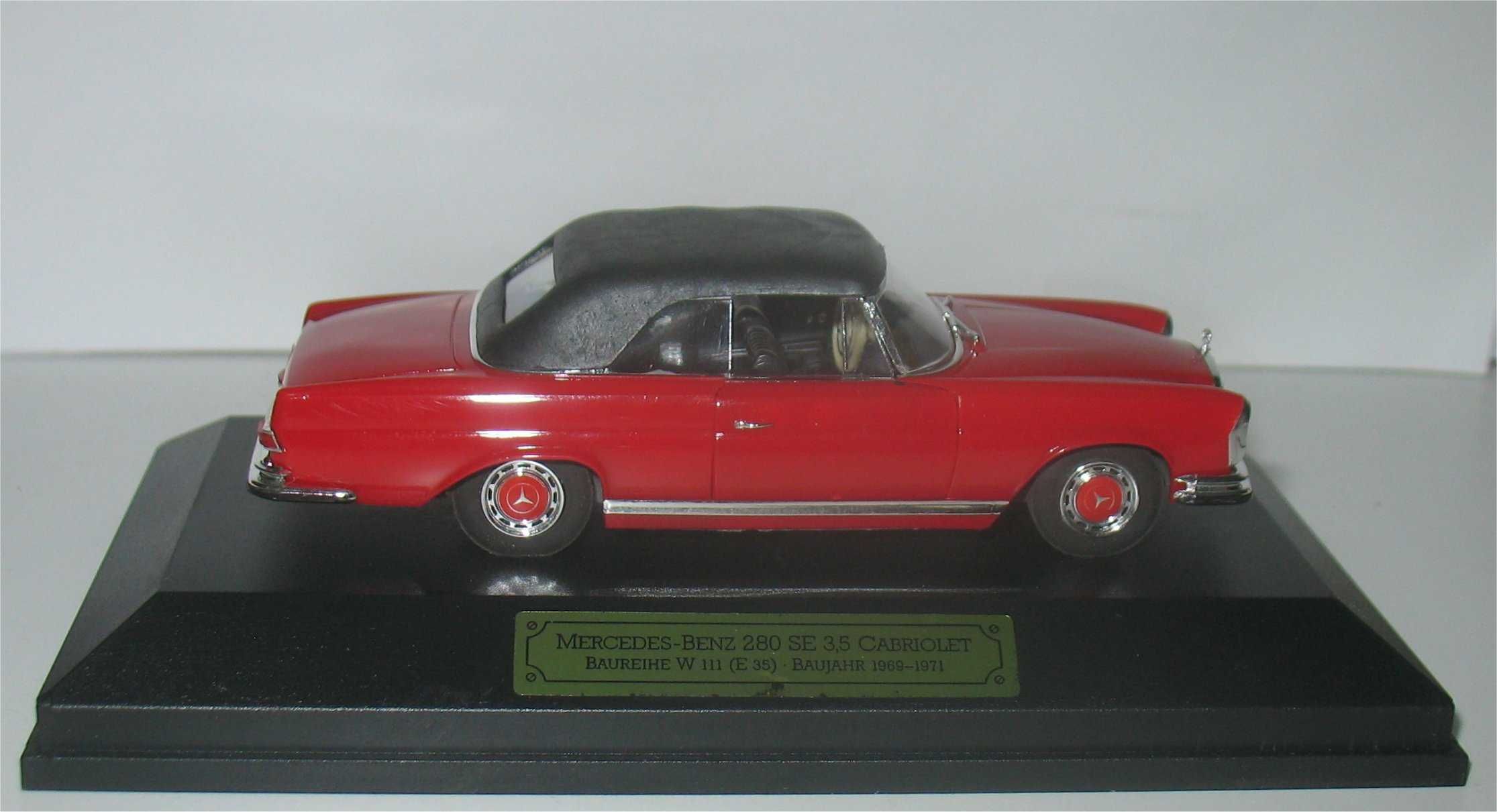 Faller - Mercedes-Benz 280 SE 3,5 Cabriolet (vermelho)