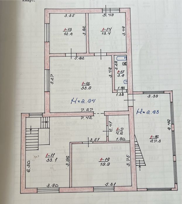 Продам будинок 95 квартал ( Центр міста ) .