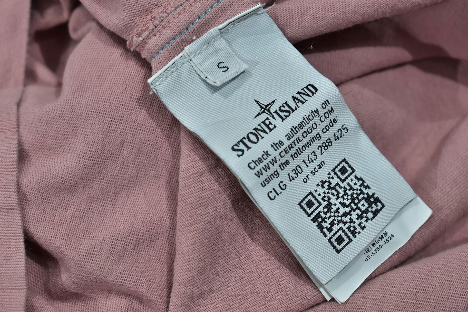 STONE ISLAND Koszulka Męska Logowana Longsleeve S