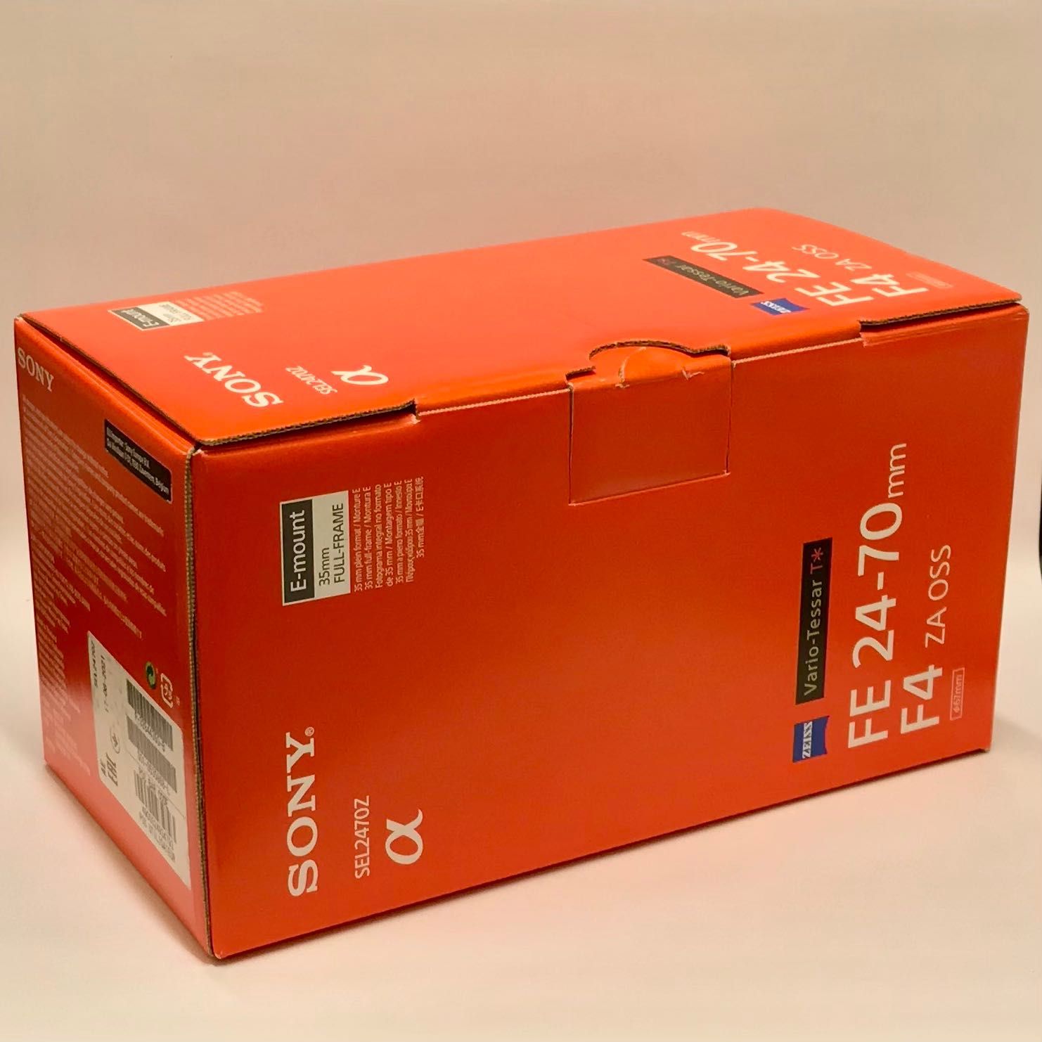SONY SEL2470Z Vario-Tessar T FE 24-70 f4 ZA OSS Obiektyw jak NOWY KOMP
