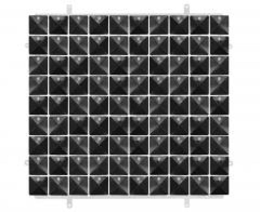 Panel dekoracyjny czarny 3D 30x30cm Godan