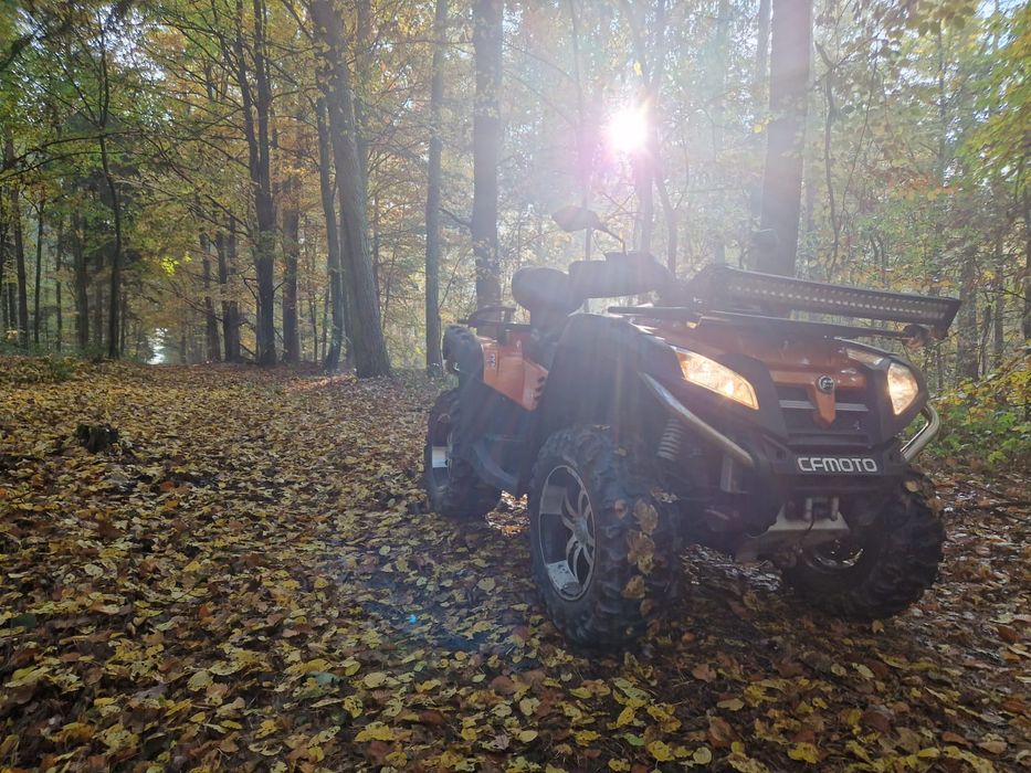 Quad CF Moto 800 . Wyciągarka pług .samochodowy inny .