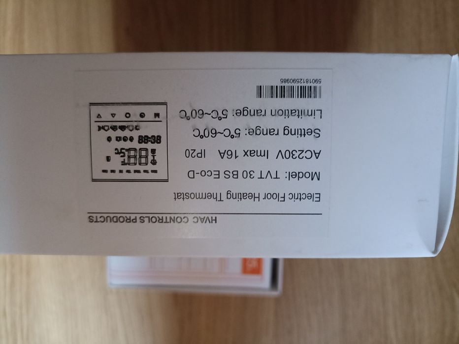 Sterownik, regulator temperatury, dotykowy