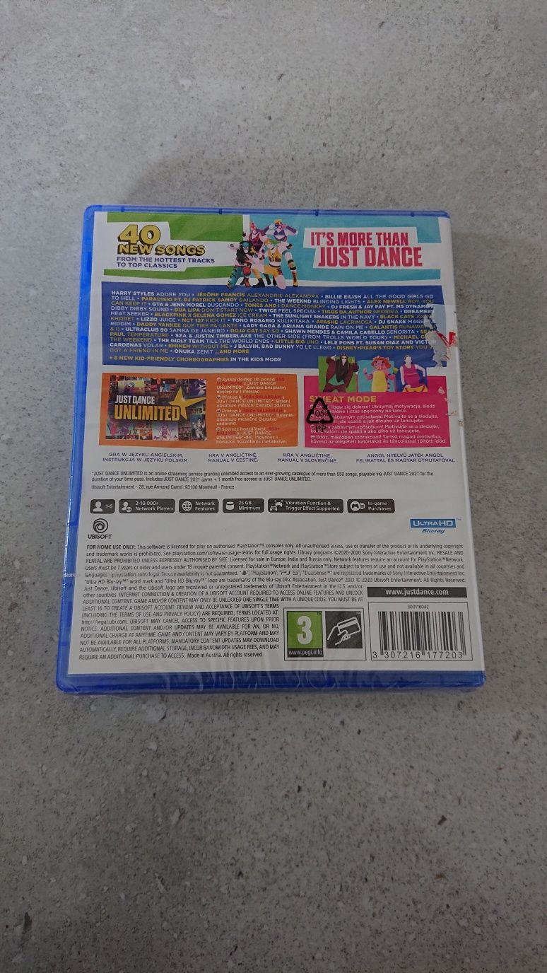 NOWA Just Dance 2021 ps5