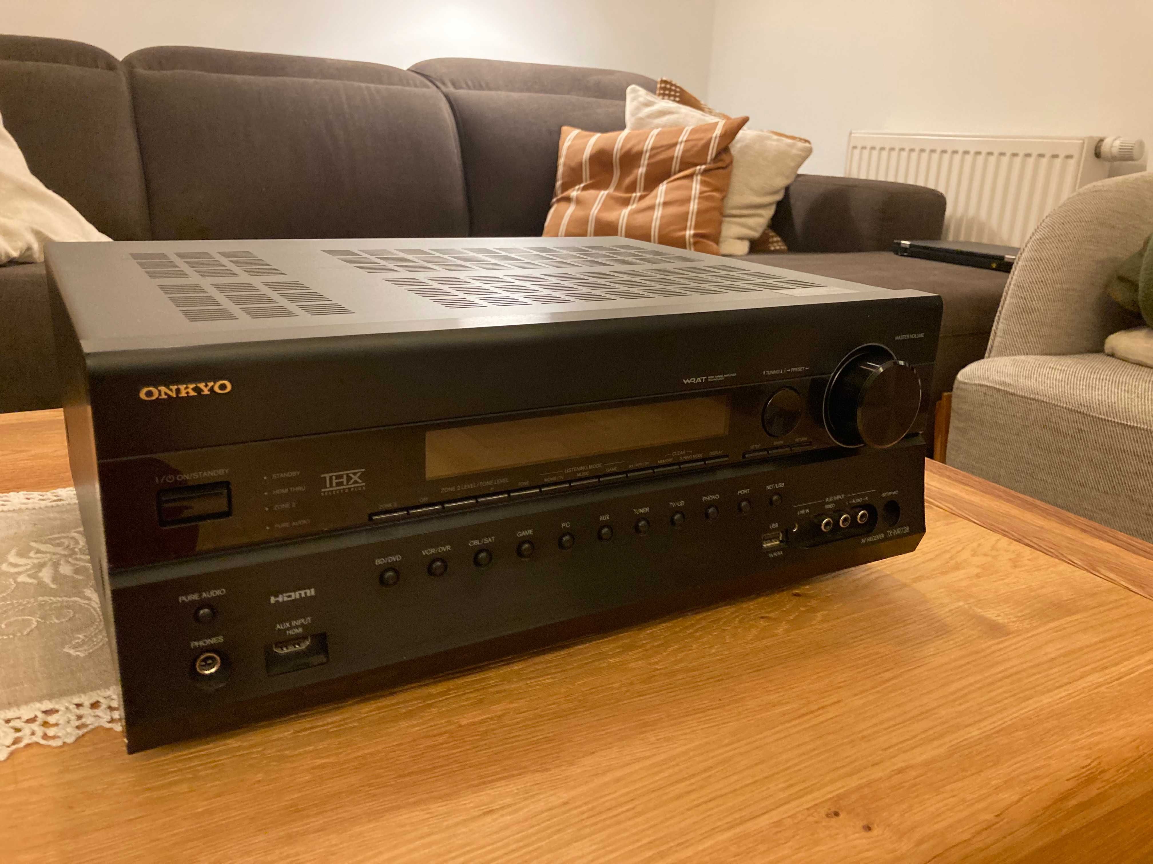 Amplituner 7.2 ONKYO TX-NR708 czarny