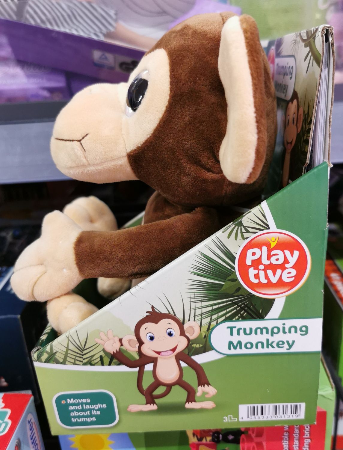 Interaktywna maskotka, małpka, małpa