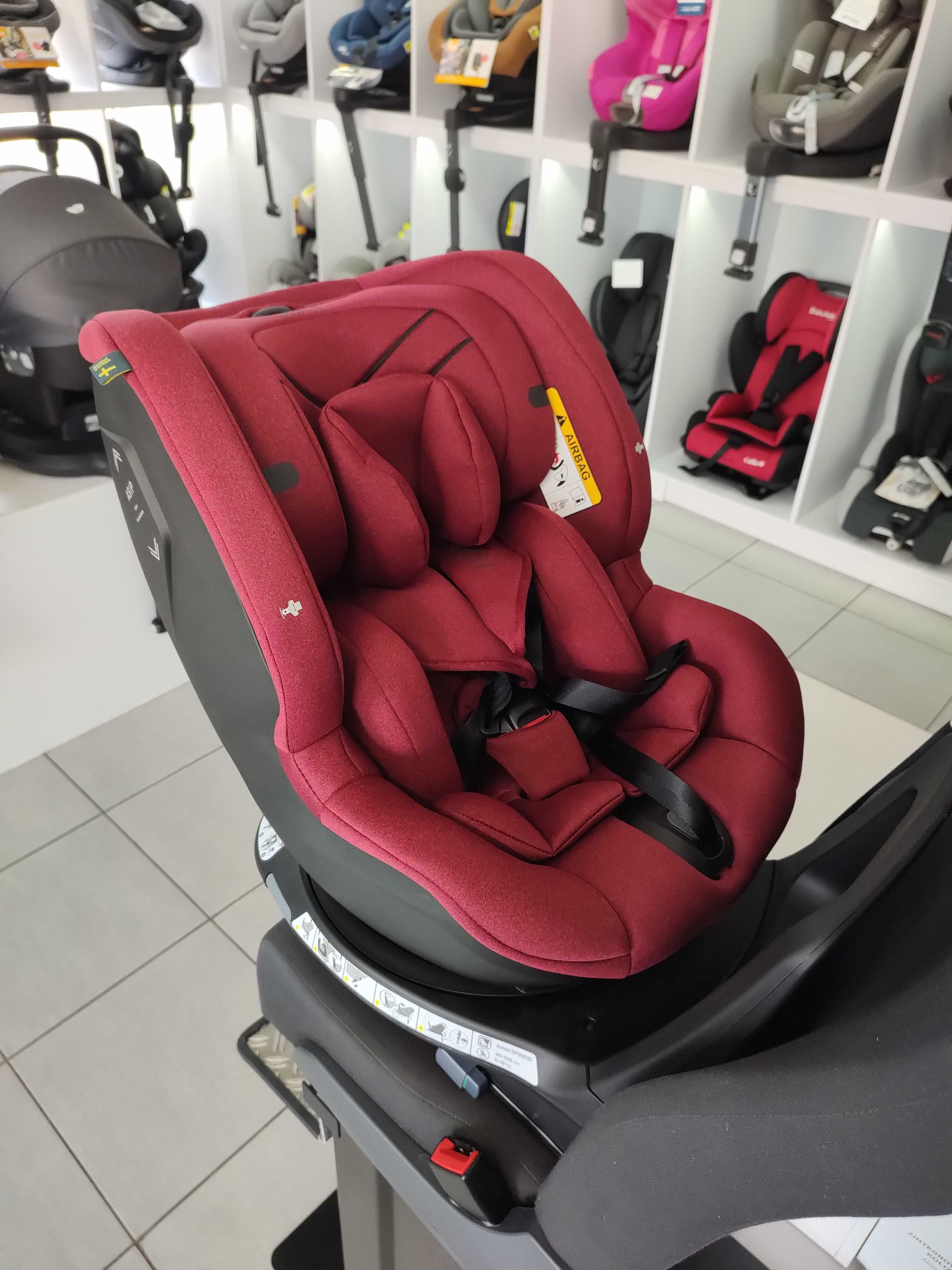 AXKID SPINKID I-SIZE obrotowy fotelik RWF 40-105 cm z ISOFIX