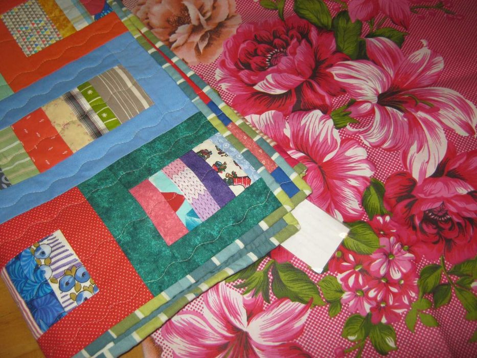 Zestaw 2 sztuki patchwork róże