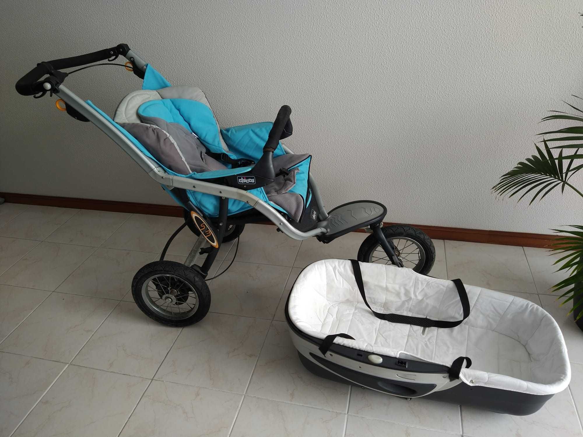 Carrinho criança chico com alcofa