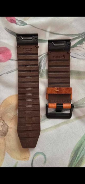 Skorzany pasek garmin 26mm orzechowy Nowy