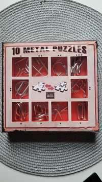 Metalowe puzzle 10 szt Eureka