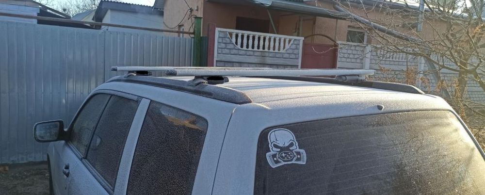 Алюминевые перемычки TW9-G9 на Subaru Forester 2 (кузов SG)