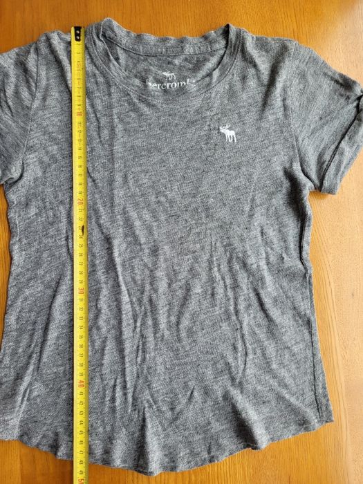 Koszulka, t-shirt Abercrombie&Fitch, szara, 7-8lat