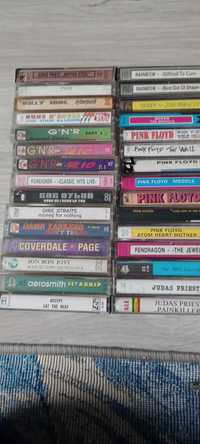 Kasety magnetofonowe lata 80 90 rock lub zamiana na inne kasety