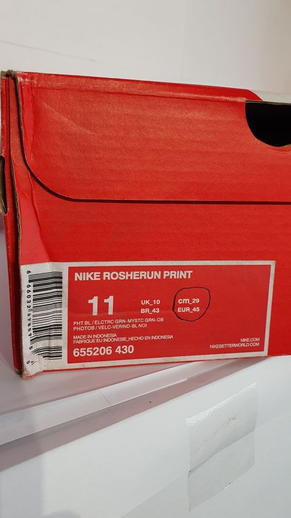 Nike Rosherun Print nowe buty męskie sportowe rozmiar 45