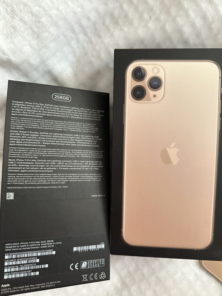 Iphone 11 pro max GOLD 256 gb