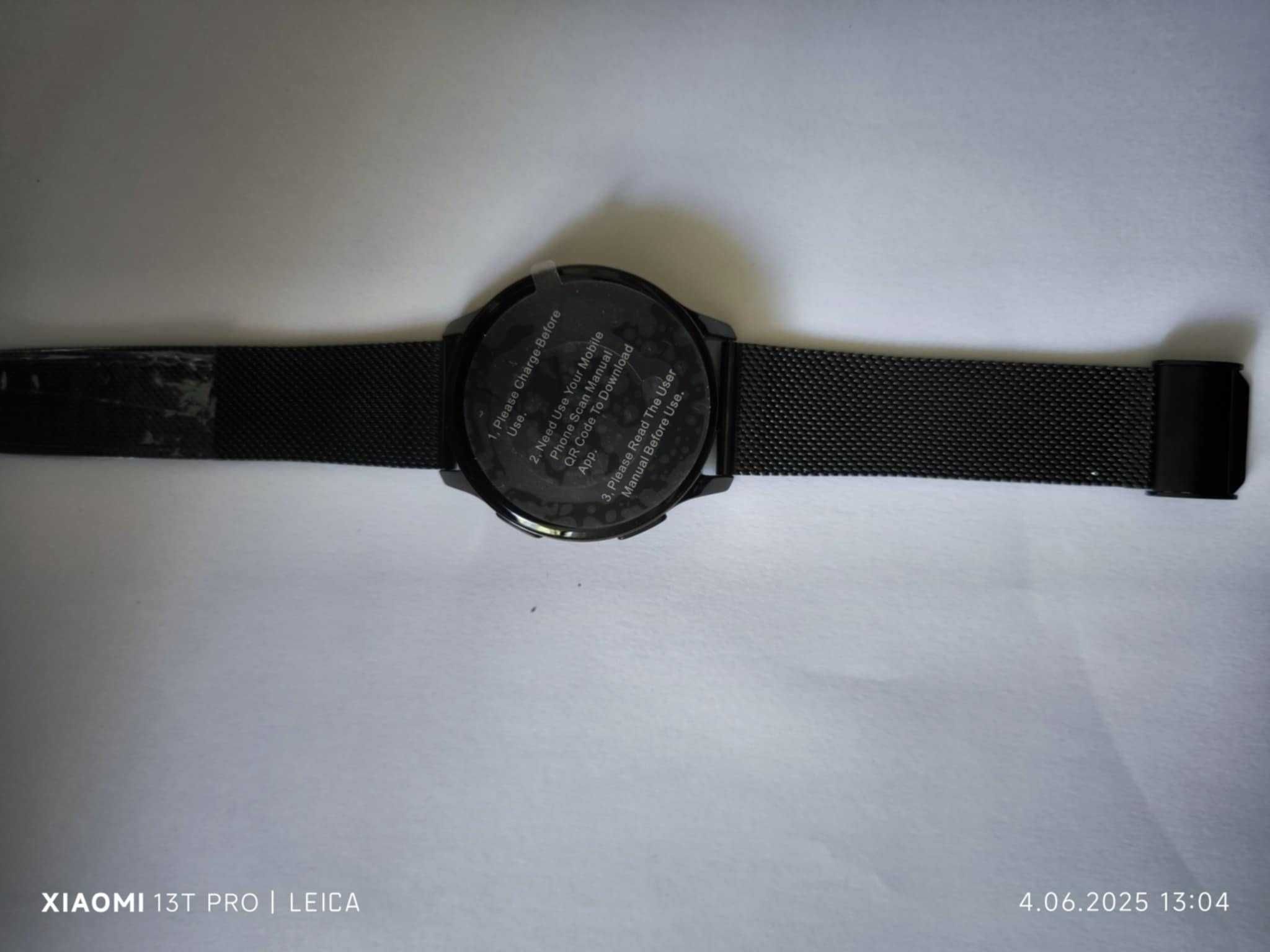 niolina smartwatch dla mężczyzn bluetooth android iOS