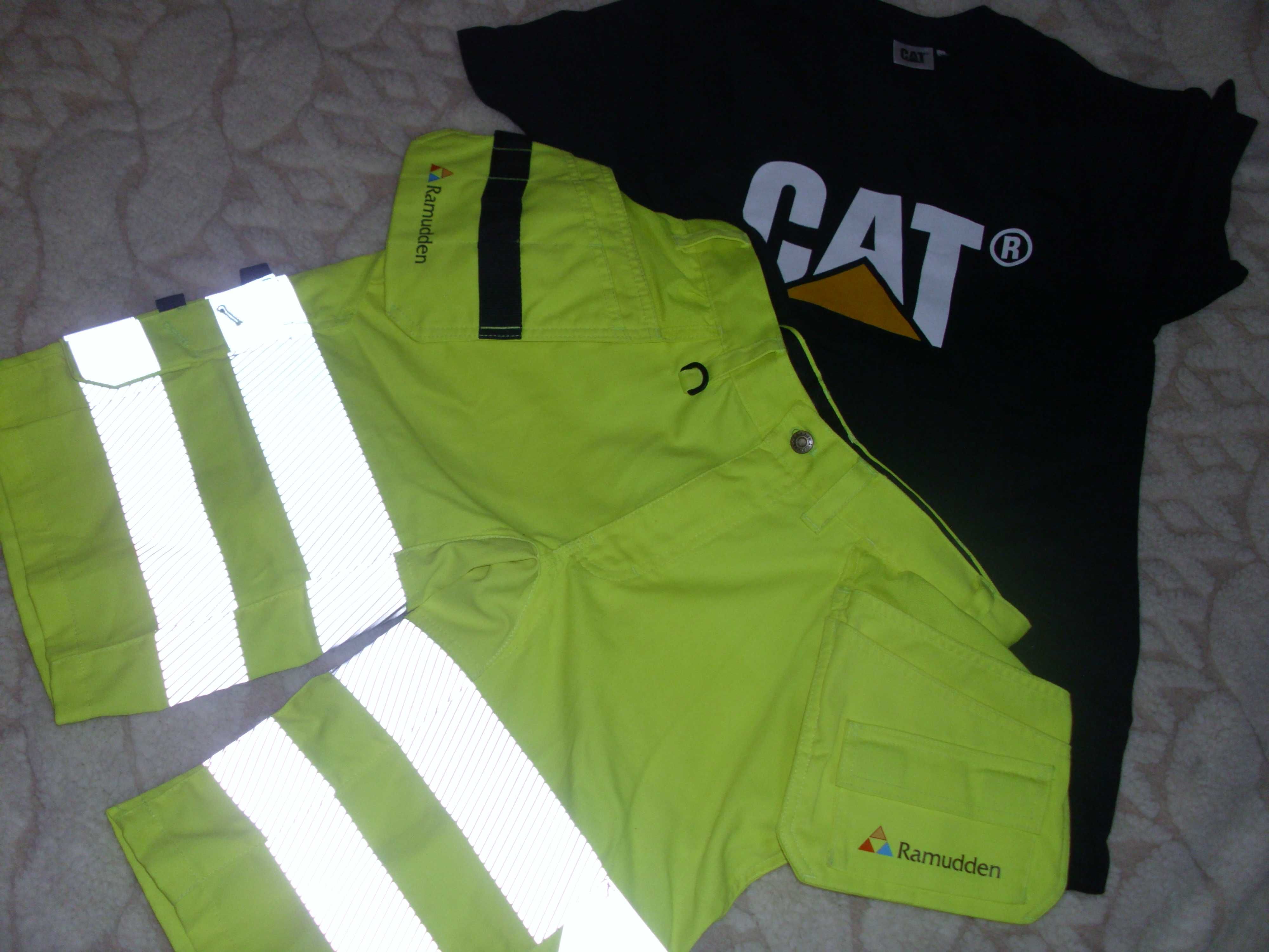 spodenki BLAKLADER 1586 48-M elastyczne panele  t shirt CAT gratis