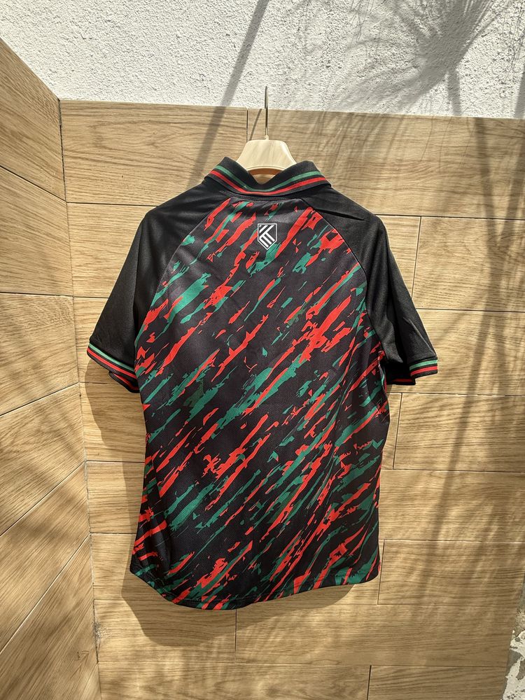 Camisola Palestina preta vermelha verde