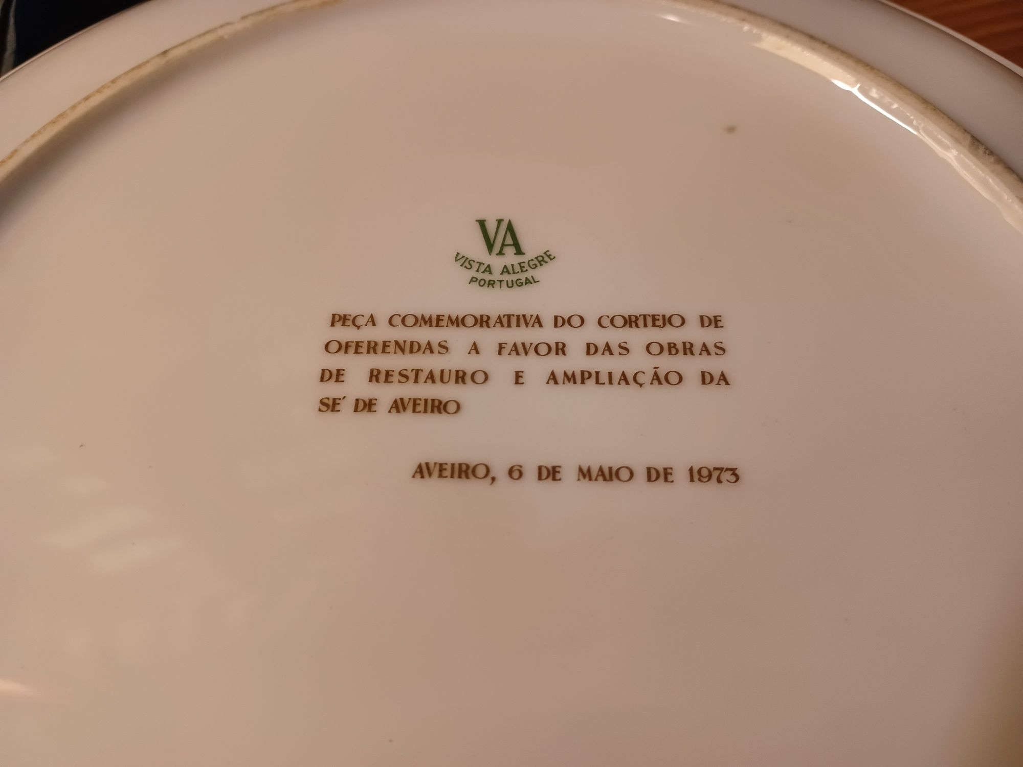 Prato decorativo Vista Alegre Aveiro