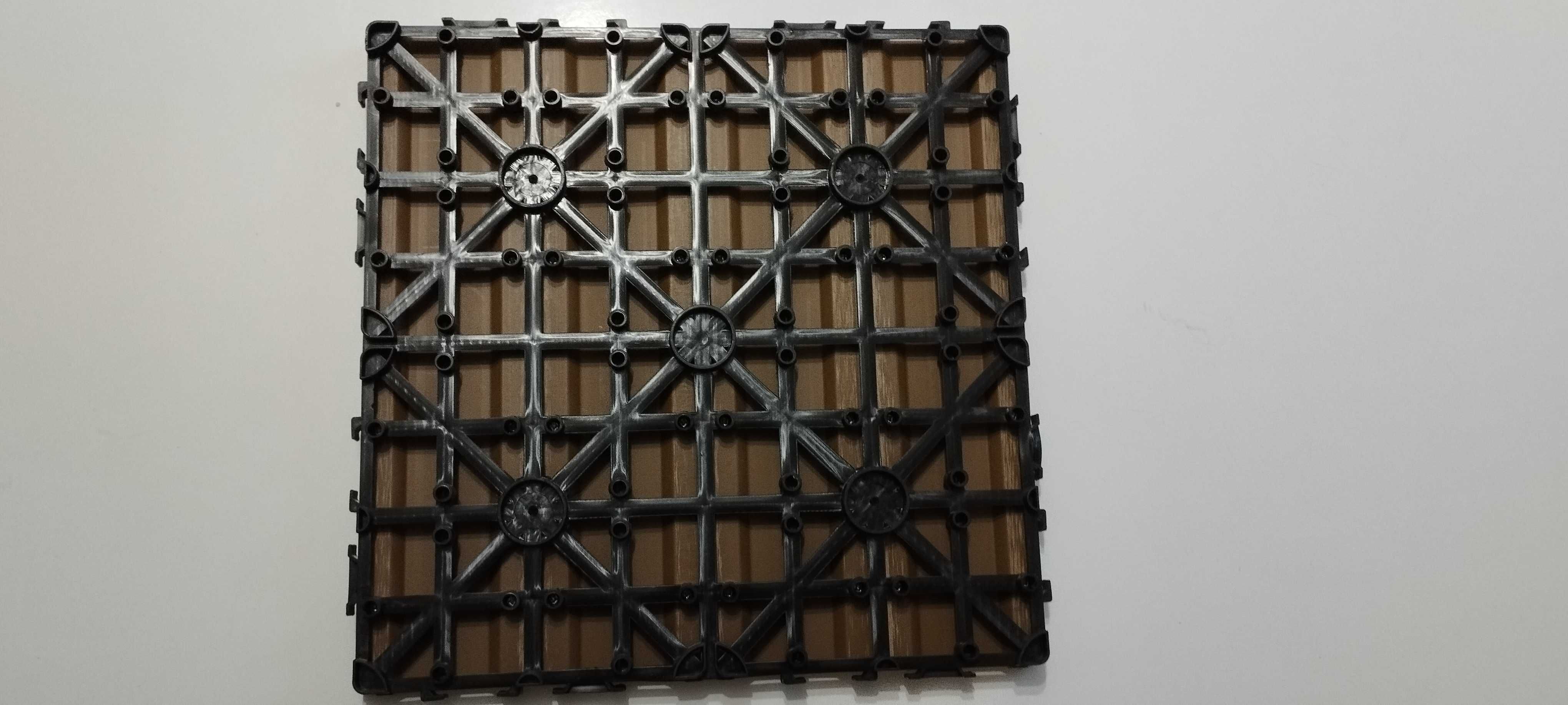 Podest Tarasowy Kompozytowy Miodowy Teak 30 x 30 x 2,5 cm