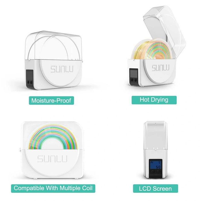 Sunlu FilaDryer S1 Plus сушка сушіння нитки, філаменту, филамента