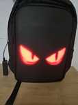 Mochila com ecrã Led