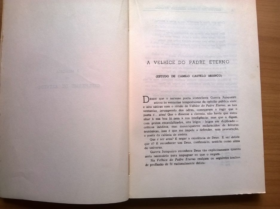 A Velhice do Padre Eterno + Os Simples - Guerra Junqueiro