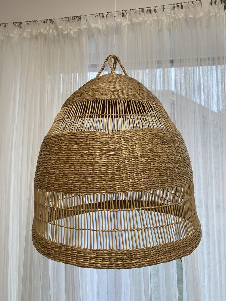 Ikea Torared 55 cm klosz wiklinowy