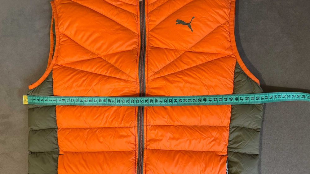 Bezrękawnik męski 90% puch 10% pierze packable Puma r S-nowy bez metki