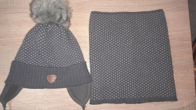 Шапка і шарф зимові